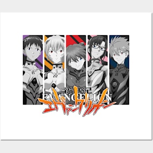 Evangelion Full Team Posters and Art